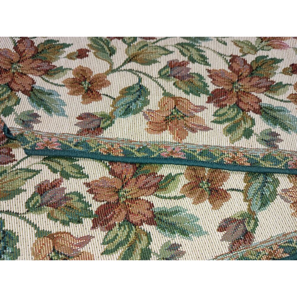 Table Runner, Embroidery, Fall Colors, 70 Inches - Picture 5 of 6